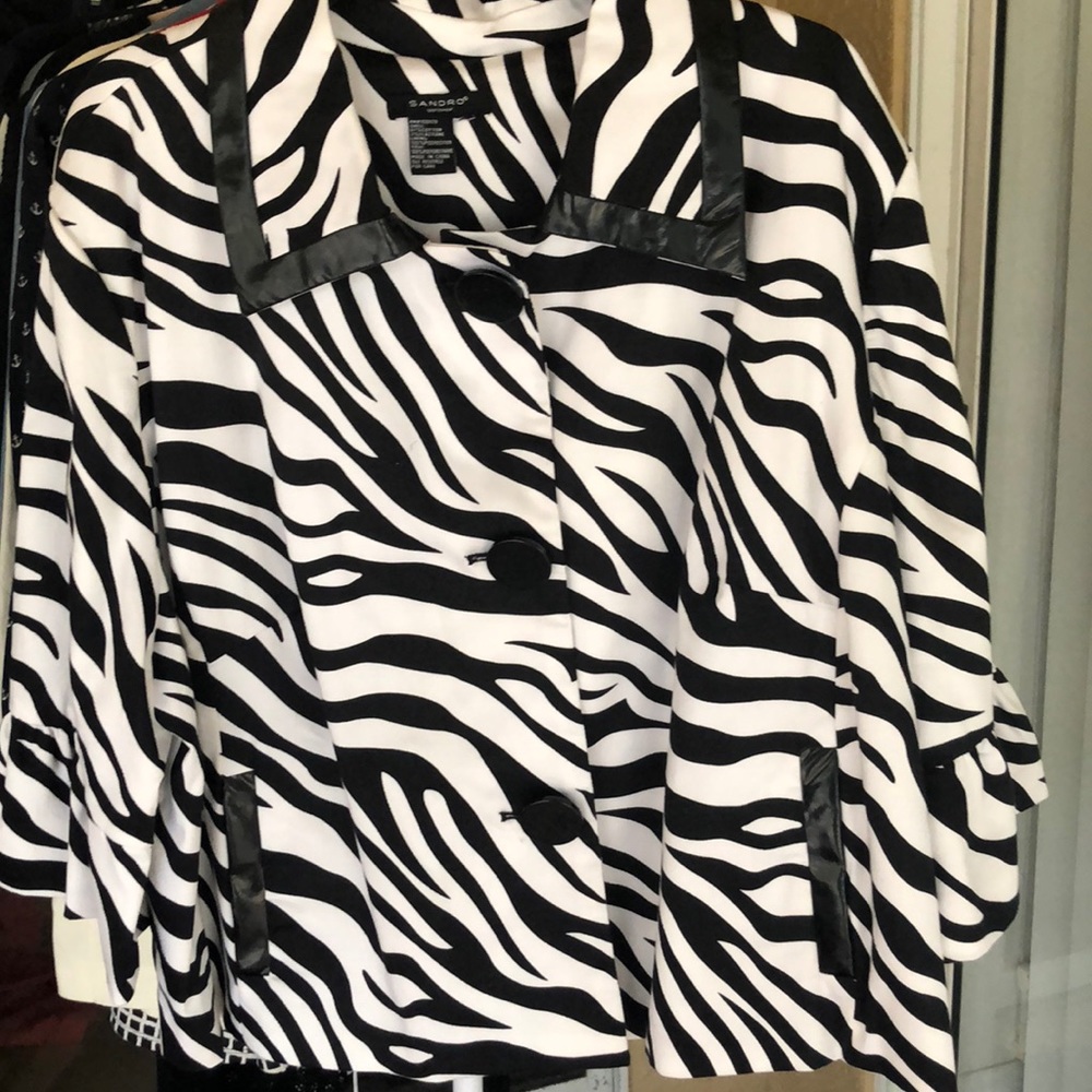 Stunning Sandro Zebra jacket